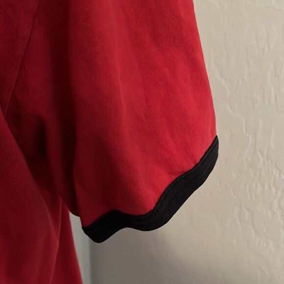 Y2K Nike Red & Black Ringer Shirt - Picture 8 of 12